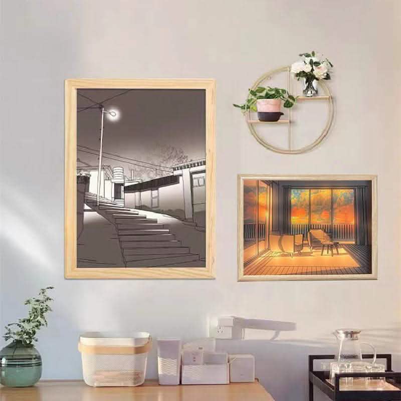 Illuminated LED Picture Light - Sunshine Simulation Night Lamp - Vezir