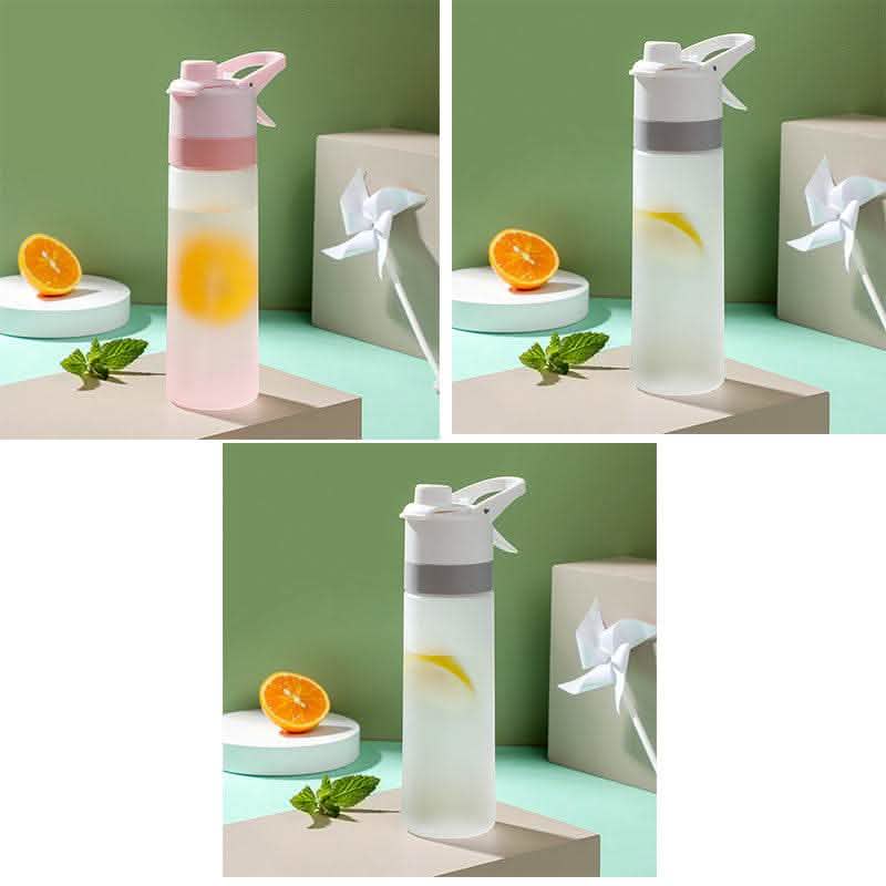 Spray Water Bottle - Large Capacity Outdoor Sports Fitness Cup - Vezir