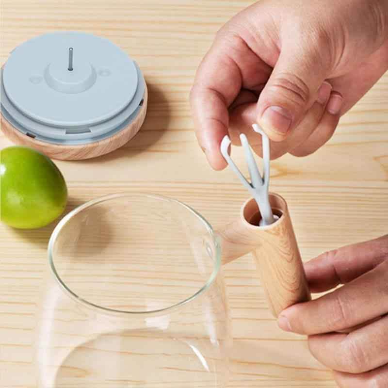 400ML Self-Stirring Coffee Mug - Electric Mixing Glass Cup - Vezir