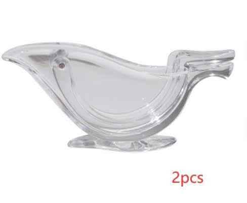 Acrylic Bird Shape Lemon Juicer - Elegant Manual Squeezer - Vezir