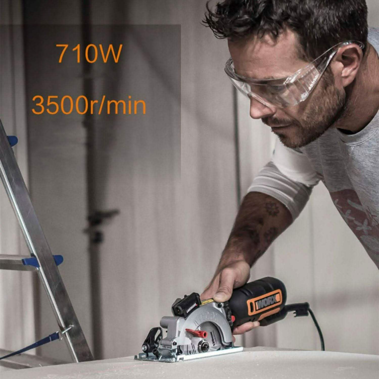 WX427 Circular Saw - Woodworking Cutting Electromechanical Tool - Vezir