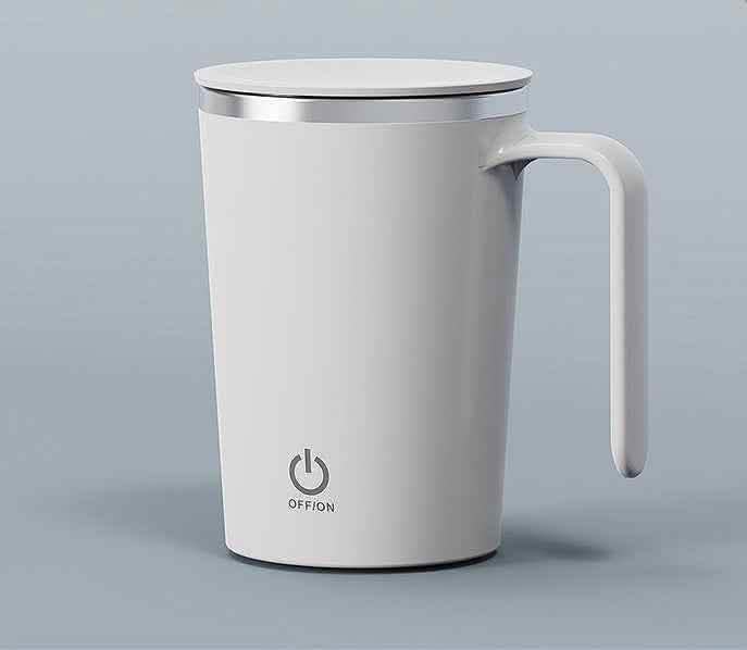 Electric Mixing Coffee Cup - Automatic Stirring Magnetic Mug - Vezir