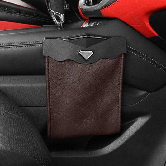 LED Car Trash Can - Multi-Position Storage Organizer - Vezir