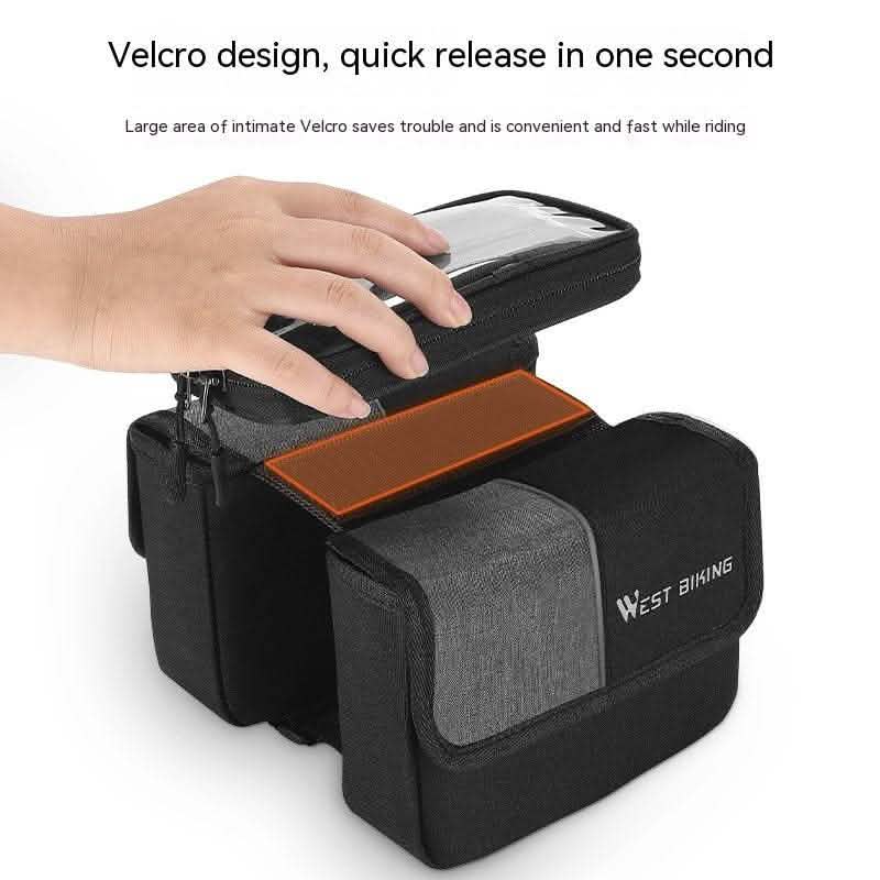 Bilateral Touch Screen Saddle Bag - Cycling Storage Solution - Vezir