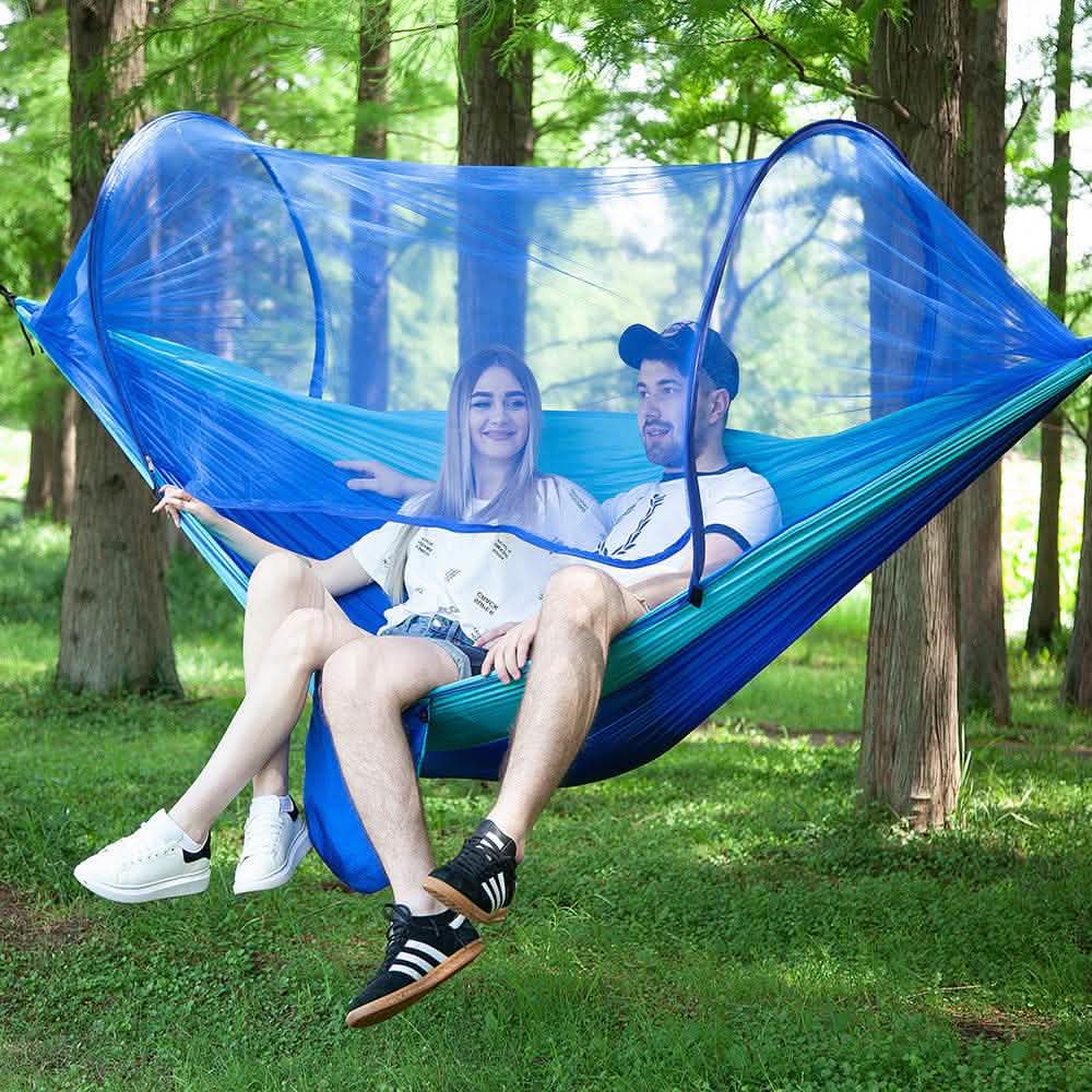 Automatic Quick-Opening Hammock - Mosquito Net Camping Bed - Vezir