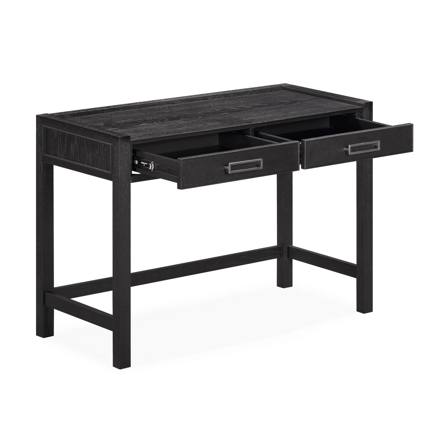 Black Oak Dressing Table with Drawers