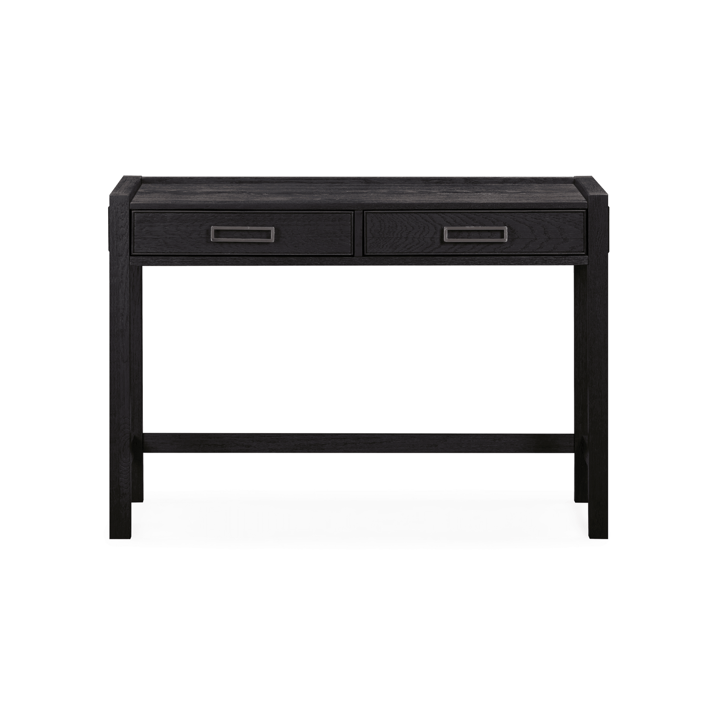 Black Oak Dressing Table with Drawers